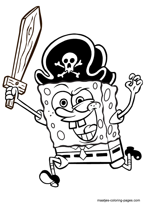 Sponge Bob kolorowanki